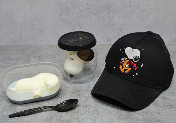 U Lifestyle | 鄧麗欣茶飲店1011SIPTEA推Snoopy聯乘精品 雙層玻璃杯/帽/杯提/3D造型杯
